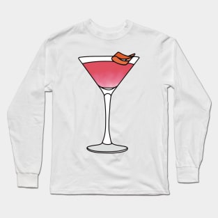 Cosmopolitan Cocktail Long Sleeve T-Shirt